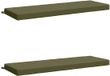 vidaXL - Coussin de banc - SOEST - 2 pièces - 100% Polyester - Vert olive