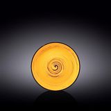 Wilmax WL-669436/B Porseleinen schoteltje, geel, 15 cm diameter