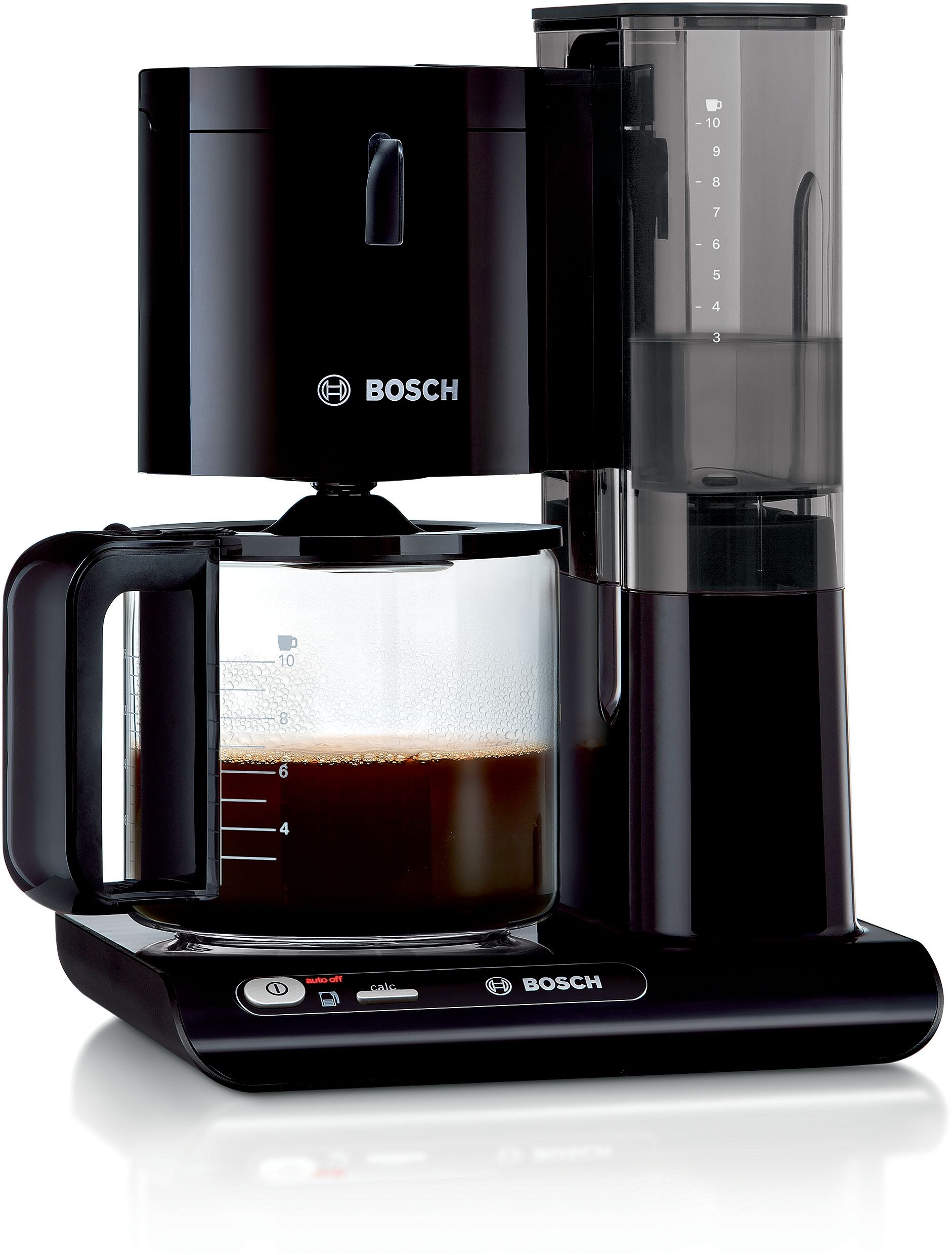 Bosch TKA8013 Styline - Filter Coffee Machine - Black - 1.25L - 15 Cups
