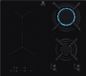 Electrolux Plaque de cuisson, Electrolux KDI640713K, combinaison (induction et gaz), 4 zones de cuisson, 59 x 52 cm, noir