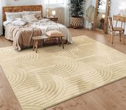 Paco Home Vloerkleed Woonkamer Laagpolig Patroon Scandinavisch Boho Patroon Geometrisch 200x280 cm