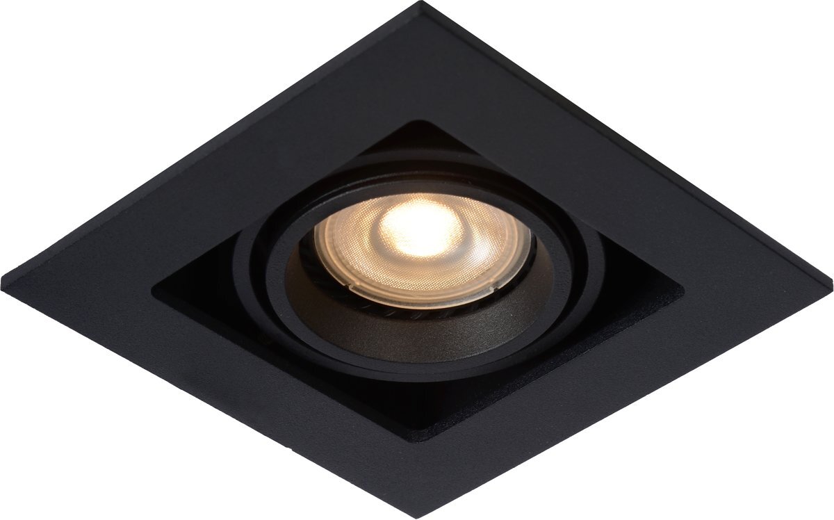 Lucide CHIMNEY - Inbouwspot - GU10 - Zwart