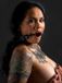 Taboom Scala Taboom Open Ring Gag Imitatieleer Zwart Unisex