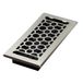 Decor Grates HCH410-NKL geplateerd honingraat bodemregister, 10,2 cm x 25,4 cm, nikkel
