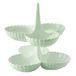 Guzzini Tiffany, Set van 2 Antipastiera - Mauve Groen, 27x25xh25,5 cm - 199201243