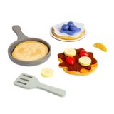 BigJigs houten pannenkoeken speelgoed set - fantasie ontbijt speelset.