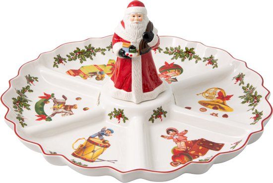 Villeroy & Boch Toy's Fantasy Vakjesschaal met Kerstman 38 cm