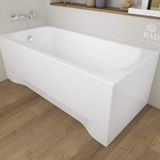 Badland CLASSIC ligbad 160 x 70 cm wit met acrylpaneel