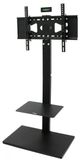 StarTech FFRF-U-660XZ TV-standaard - Vloer-plafond model - Geschikt voor televisies tot 178 cm - VESA 600 x 400 - Max. 40 kg - Vaste montage - Zwart