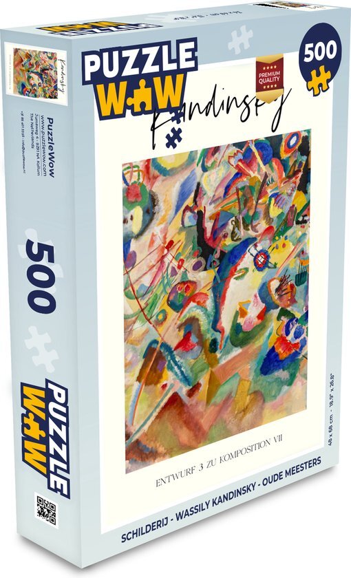 MuchoWow Puzzel Schilderij - Wassily Kandinsky - Oude meesters - Legpuzzel - Puzzel 500 stukjes