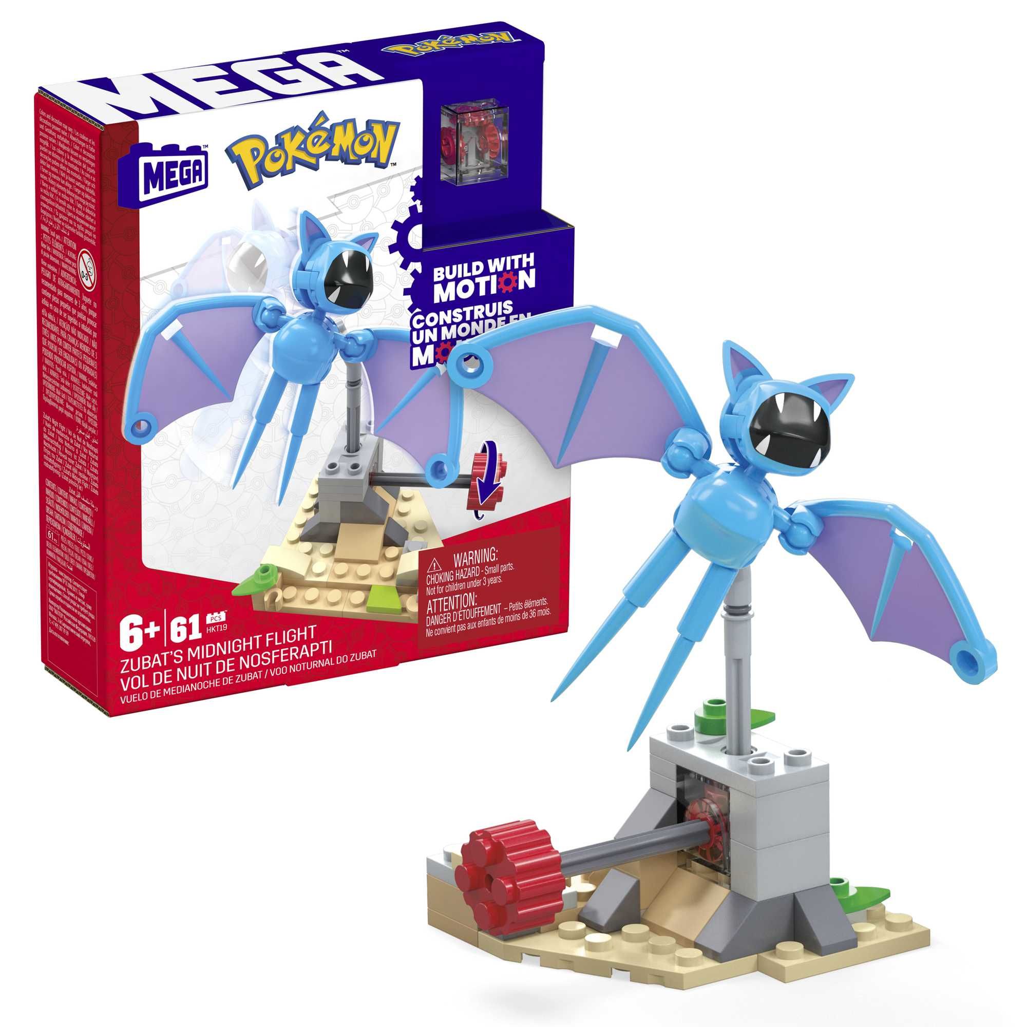MEGA Pokémon Zubat's Midnight Flight Building Set