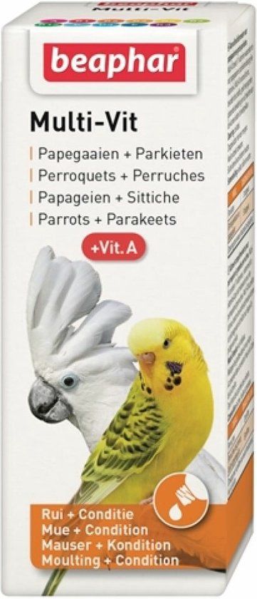 Beaphar Multi-Vitamine Papegaai - 50 ml