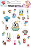 All4Kids Tatouages temporaires pour enfants : Monstres et bêtes