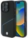 BMW BMHMP16L23RDCLK iPhone 16 Pro 6.3" noir/noir étui rigide Sign Leather Textured En Line MagSafe