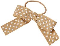 Mopec S9836.13 Beige witte stippen en elastische koord, 15 mm, 24 stuks, stof, één maat