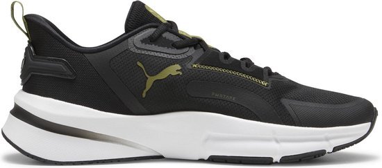 PUMA PWRFrame TR 3 Heren Sportschoenen - PUMA Black-Olive Green-Lime Pow - Maat 45