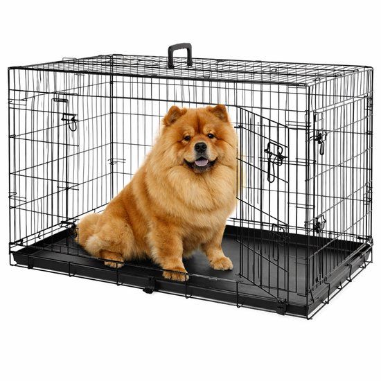 Flamingo Hondenbench XL - Black - 109x70x77 cm - For Large Dogs