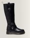 Dr. Martens Anistone Kniehoge Orleans Leren Biker Laarzen in Zwart, Taille: 38