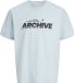 JACK&JONES JJBRAT TEE SS CREW NECK T-shirt Homme XXL Coton Celestial Blue