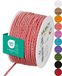 Halbach Seidenbänder Premium koord (Flamingo), breedte 4 mm, lengte 25 m, Made in Germany en Öko-Tex gecertificeerd, glanzend satijnen koord van acetaat