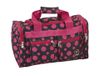 Rockland Plunjezak, Zwart Roze Stip, Eén maat, 19 inch draagtas