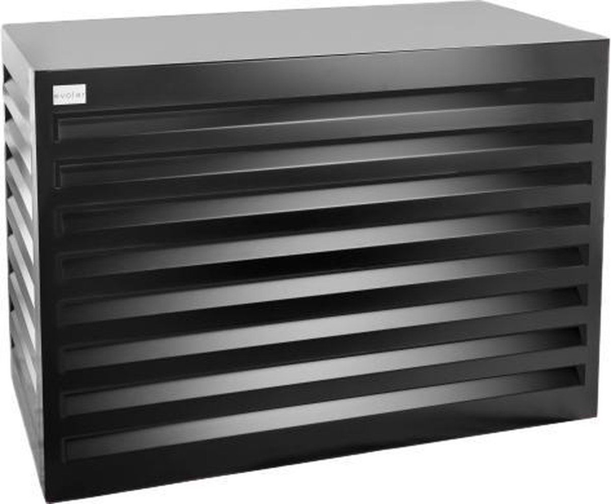 Evolar Evo-cover Airco Buitenunit Omkasting - Zwart - XS 600 x 900 x 400 MM