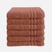 Byrklund Handdoek - Set van 6 - Hotelkwaliteit - 100% katoen (BCI) - 500 g/m² - 50x100 cm - Terra