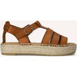 Shabbies Amsterdam Shabbies Kira Iris Sandalen - Dames - Camel - Maat 41