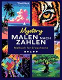 Mystery Malen nach Zahlen: Entspannendes Malbuch für Erwachsene | 42 versteckte Motive entdecken | Quadrate, Kreise, Dreiecke, Hexagons & Diamanten