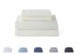 Todocama Underzy 5003 4-delige beddengoedset met hoeslaken en 2 kussenslopen 50 x 80 cm, voor bed 180 x 190/200 cm, beige