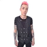 Poizen Industries Atticus Heren Bodywarmer - Zwart - XL