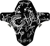 All Mountain Style AMS Mud Guard Signature Zwart;Wit