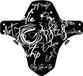 All Mountain Style AMS Mud Guard Signature Zwart;Wit