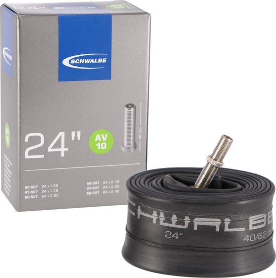 Schwalbe DV7A - Binnenband Fiets - Auto Ventiel - 40 mm - 24 x 150 - 250