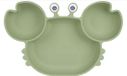 Vinatio Handels GmbH Assiette bébé en silicone avec ventouse - Vert