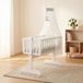 roba babywieg Woodland Buddies 40 x 90 cm incl. accessoires - wit gelakt hout