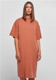 Urban Classics Organic Long Oversized Tee Jurk Oranje M