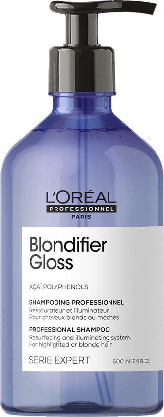 L'Oréal Professionnel Blondifier Shampoo Gloss 500 ml - Geschikt voor Vet Haar