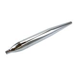 Hercules Auspuffschalldämpfer für Zigaretten, Chrom, 70/690/30mm, Universal, passend für Hercules, Puch, Zündapp