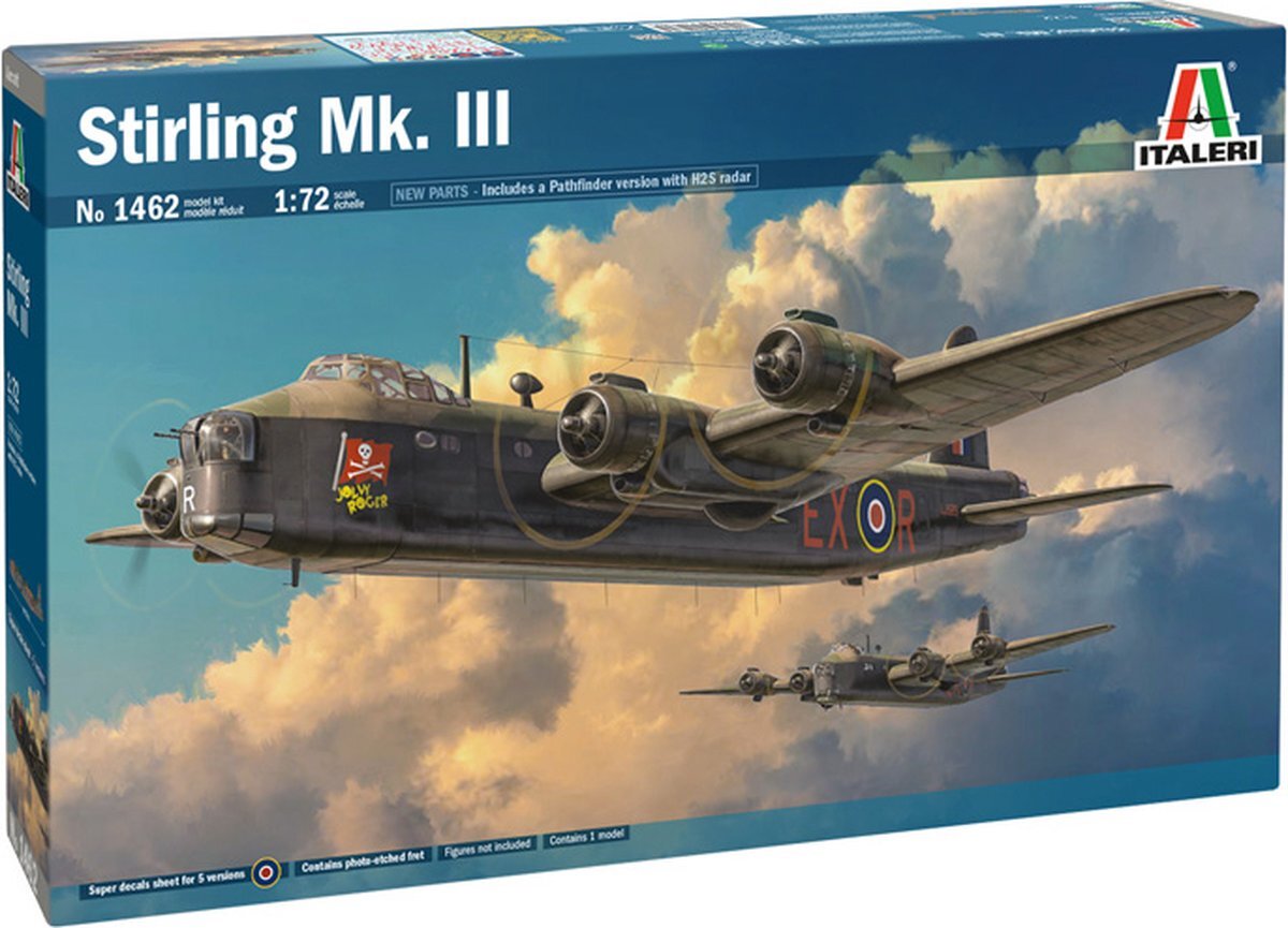 Italeri 1:72 1462 Stirling Mk. III Plane Plastic kit