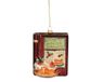 Decoris Kerstboomversiering verre 11cm Xmas receptenboek figuur - kleurrijk