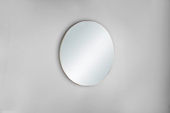 Mirrors and More Mila Spiegel Rond Ø 50cm Metaal Goud