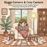 Hygge Corners & Cozy Careers: Kawaii Professionals in Soft, Snuggly Spaces - A Relaxing Coloring Book for Adults