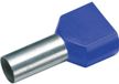 Cimco 187714 Dubbele adereindhulzen 16 mm² Deels geïsoleerd Blauw 100 stuk(s)