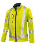 BP Softshell-jas met veiligheidsmarkering 2121-940 Heren Warngelb 3XL