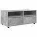 vidaXL meuble TV 100 x 48 x 43 cm gris béton bois d'ingénierie