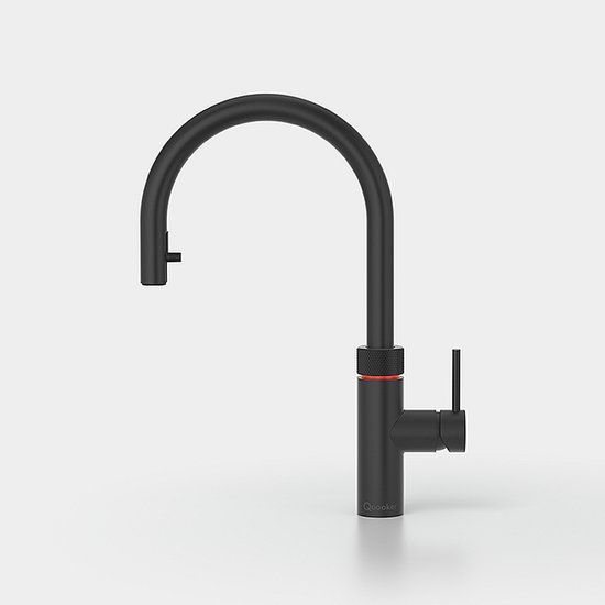 Quooker Flex Kokendwaterkraan - C uitloop - COMBI+ Reservoir - Zwart