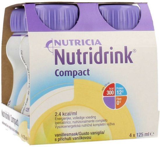 Nutridrink Compact Vanille - 4 x 125ml