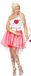Finidi Cupido robe pour femme L Rose/Blanc