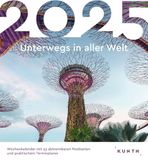Unterwegs KUNTH Postkartenkalender 2025